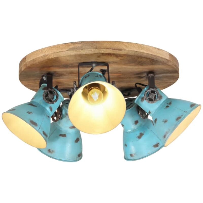 Image of Ceiling Lamp 25 W Distressed Blue&hellip;