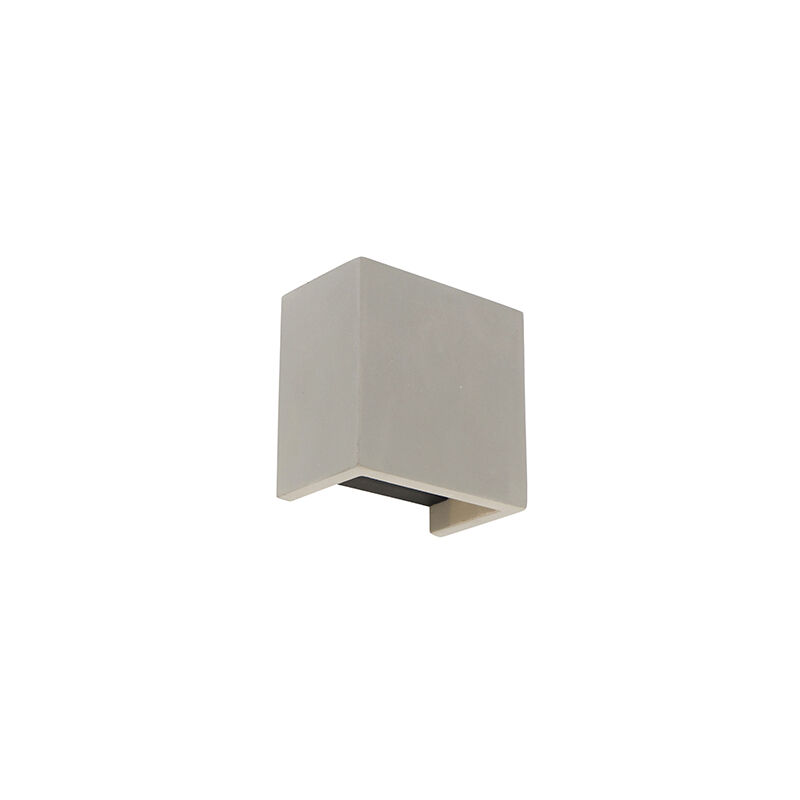 Industrial wall lamp concrete - Meave