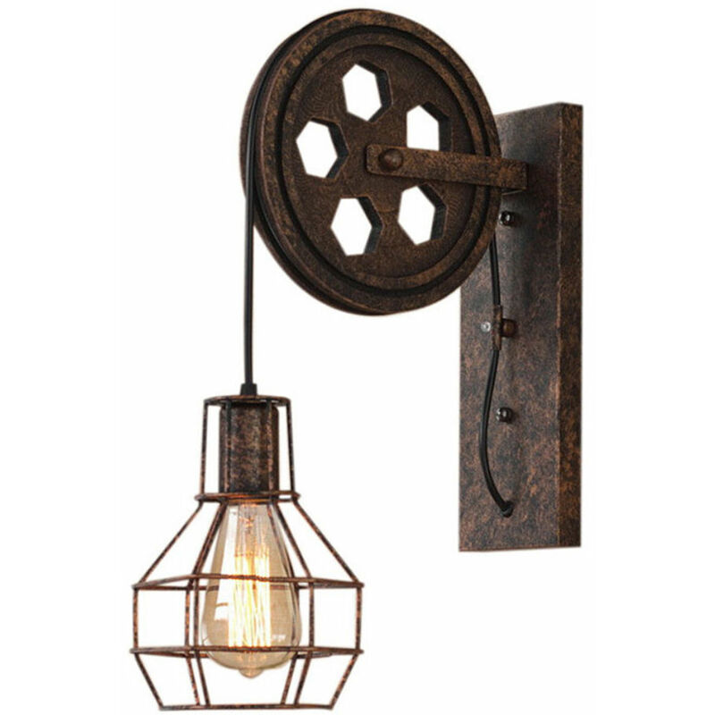 Image of Industrial Wall Light Fixture Vintage Retro&hellip;