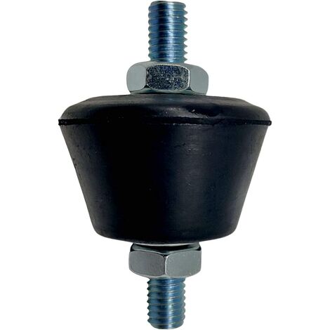 INDUSTRIALES Silent Block Cónico para Aire Acondicionado M8 Pie antivibración con Tuercas y Arandelas Lote 4 Silent Block M8 Montaje en pared para soporte de pared de aire acondicionado reversib