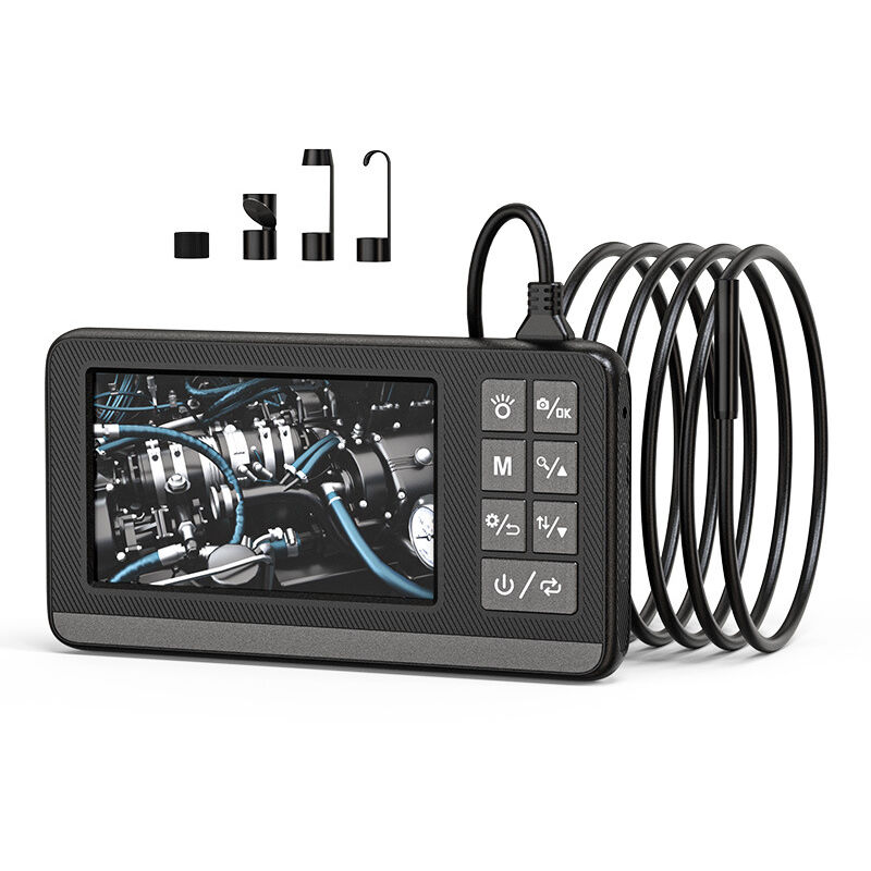 Industriel Endoscope 1080P 4.3 Pouce hd Numérique Endoscope Inspection Caméra IP67 Étanche Objectif Unique 3 Mètres,de