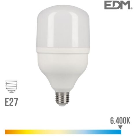 Industrielle EDM-LED-Glühbirne E27 20W 2045lm 6400K Kaltlicht Ø8x16,5cm