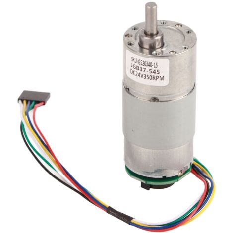 Industrieller 12V/24V-Getriebemotor mit Encoder, 350 U/min-Getriebe für Roboteranwendungen