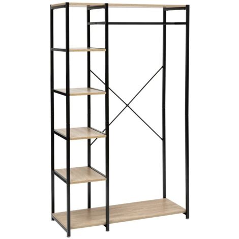Industrieller kleiderschrank 5 regale  - 5five