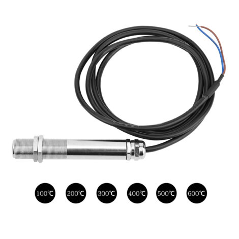 Industrieller Temperaturfühler für Infrarotthermometer – 12–24 V DC, 4–20 mA, Messbereich 0–200 °C