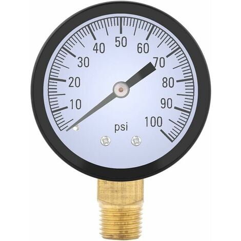 Kraftstoff Manometer 1/8 NPT, 0-160 BAR/PSI