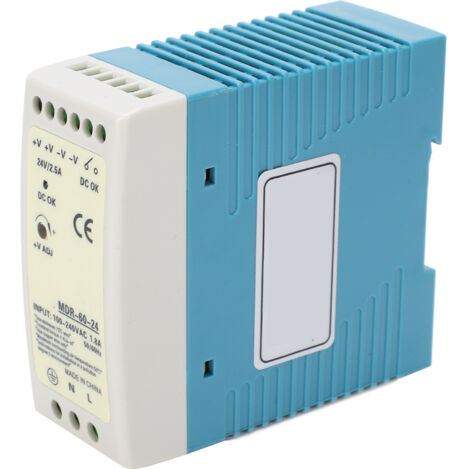 Industrielles SPS-Netzteil 60 W 2,5 A 100–240 V AC MDR-60-24