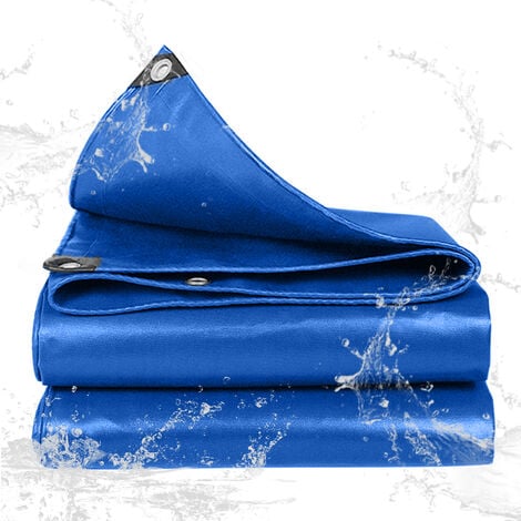 SDLOGAL Industrieplane - Ultra Schwer - 4x6 m - 400g/m2 - Multifunktional, Schutzplane mit Ösen, reißfest, wasserdicht