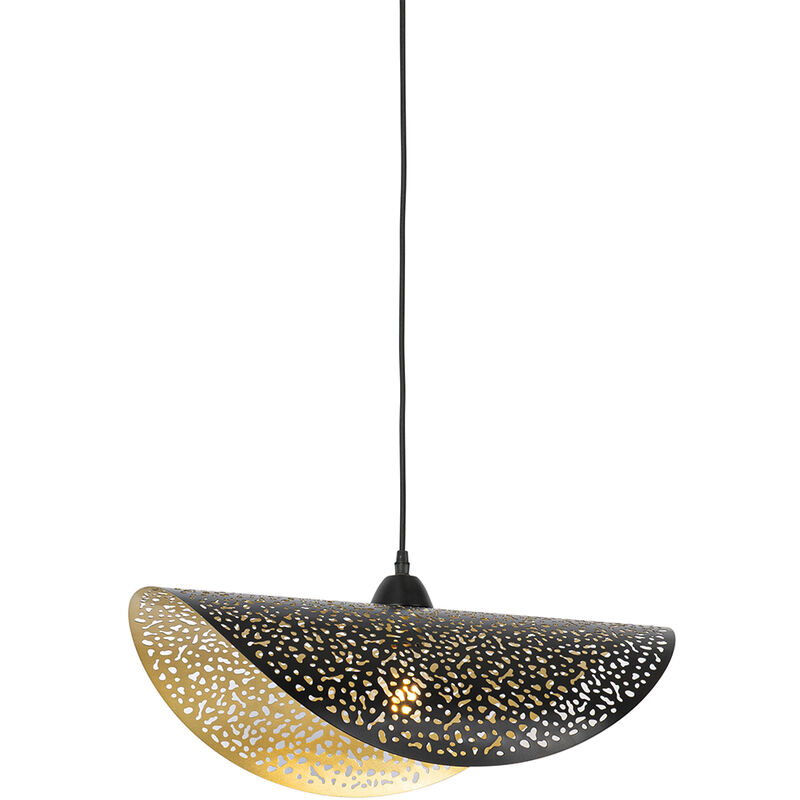 Image of Oriental Pendant Light Black with Gold&hellip;