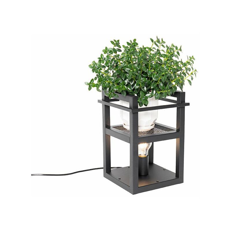 Image of Industrial Table Lamp Black - Cage&hellip;