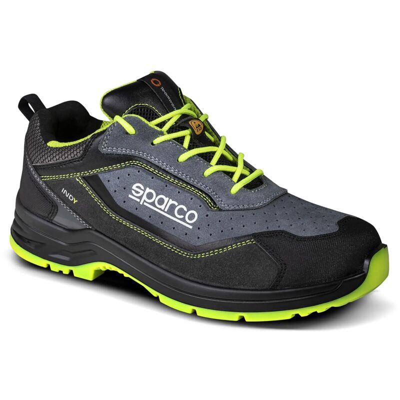 07538GSGF Chaussure de sécurité Indy Texas S1PS sr fo Gris/Jaune 46 - Sparco