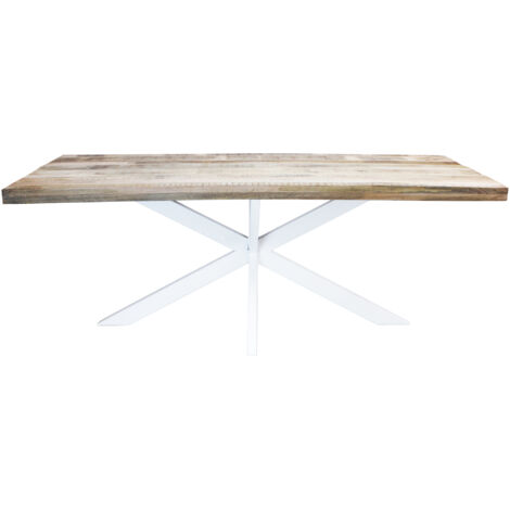 INDY - tavolo con piano in legno massiccio