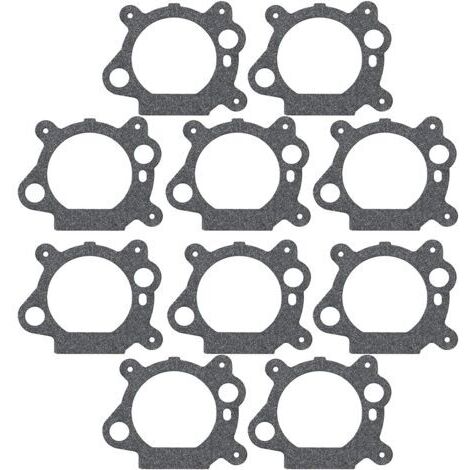 Ineasicer 10er-Pack 795629 Vergaser-Dichtung Ersatz für Briggs & Stratton 272653 272653S 4156, Passend für Motoren der Serien 625-675, 122000
