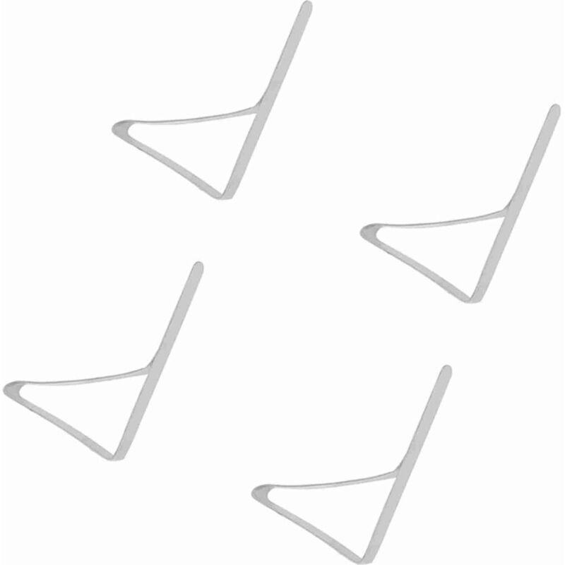 Ineasicer - 4pcs Grandes pinces de fixation de nappe en acier inoxydable antidérapant 10.57cm