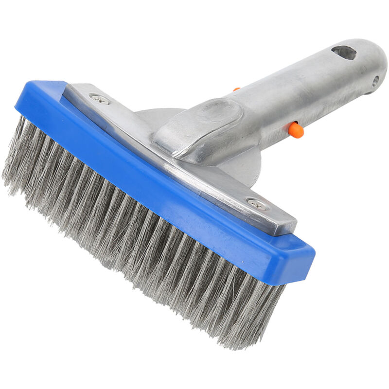 Brosse en acier inoxydable de 5,5 pouces pour le nettoyage des sols et des parois des bassins de natation - Ineasicer