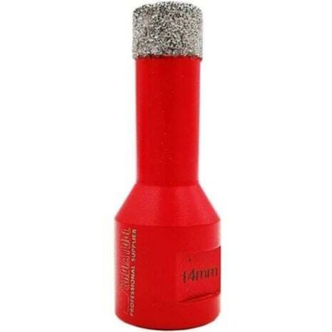 Ineasicer Forets Diamant 14mm Trépans de Forage avec Filetage M14 pour Perçage à sec en Porcelaine Carrelage Granit Marbre