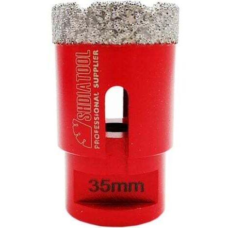 Ineasicer Forets Diamant 35mm Trépans de Forage avec Filetage M14 pour Perçage à sec en Porcelaine Carrelage Granit Marbre
