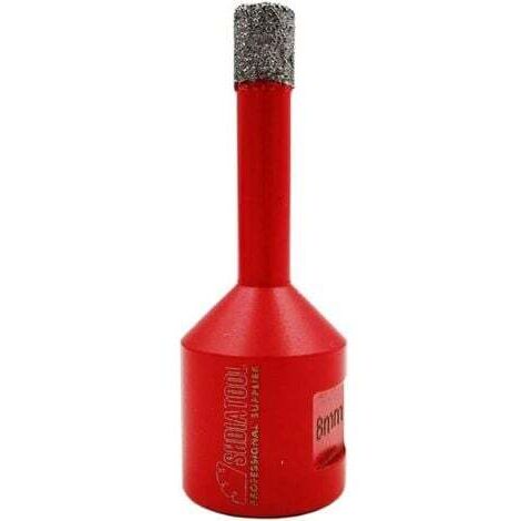 Ineasicer Forets Diamant 8mm Trépans de Forage avec Filetage M14 pour Perçage à sec en Porcelaine Carrelage Granit Marbre