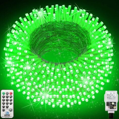 ZOLGINAH Ineasicer Guirlande Lumineuse de Noël, 30m 300 LED Fairy Lights , Étanche IP44 pour Intérieur Extérieur Fenêtre Noël Mariage Anniversaire Maison Chambre Jardin Patio（vert）