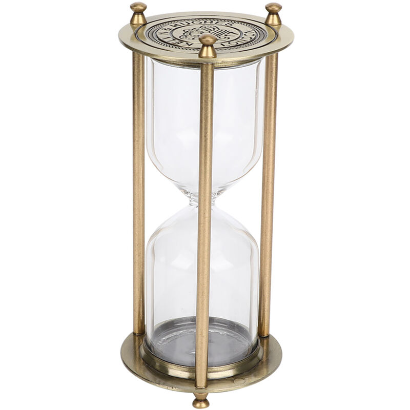Horloge sable en verre Décoration maison sablier Minuterie Accessoire Cadeaux Ornement Petit - Ineasicer