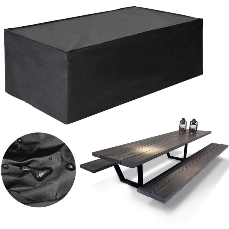 Housse pour Meubles de Jardin, Imperméable Tissu Oxford, Housse de Protection pour Ensemble de Table - 242162100cm - Ineasicer