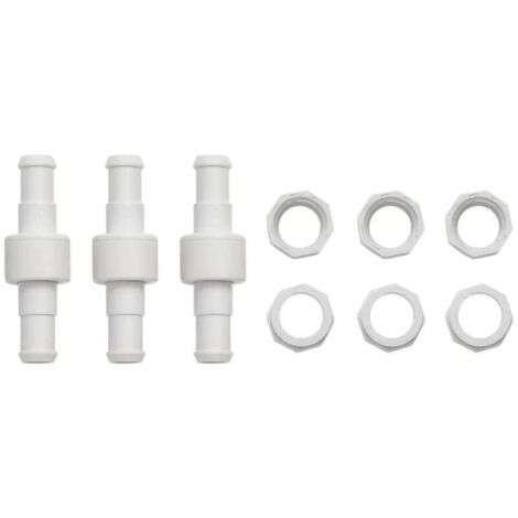 Ineasicer Poolreiniger-Drehgelenkschlauch-Kugellager D20 Ersatz für Polaris 180, 280, 380, 3900 Poolreiniger-Drehgelenk-Kugellager D20 D15, 3er-Pack in Weiß