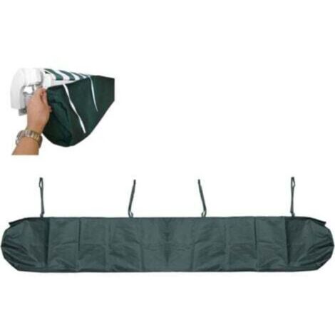 Ineasicer Protecteur De Couverture d'Auvent Anti-Poussière, Housse De Auvent Pare Soleil Sac De Protection pour Store Banne, avec Cordon, pour Terrasse De Jardin Extérieur(Size:3M,Color:Vert)