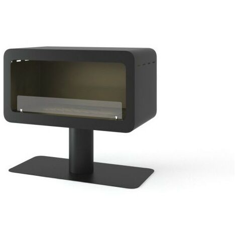 INECCO - Biocamino Da Pavimento Freestanding, nero