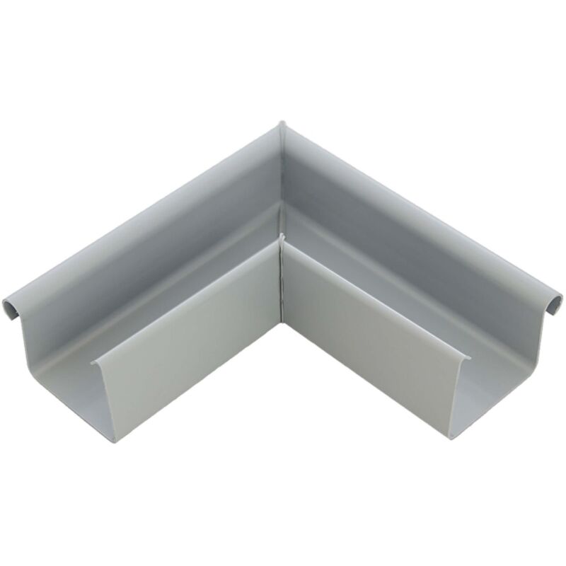Inefa - Equerre de chéneau 90 degrés en forme de caisson Angle extérieur, bourrelet pvc extérieur, pièce de raccordement Accessoires de gouttière,