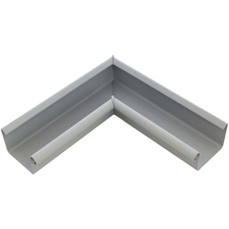 Inefa - Equerre de chéneau 90 degrés en forme de caisson Angle intérieur, bourrelet intérieur en pvc, pièce de raccordement Accessoires de gouttière,