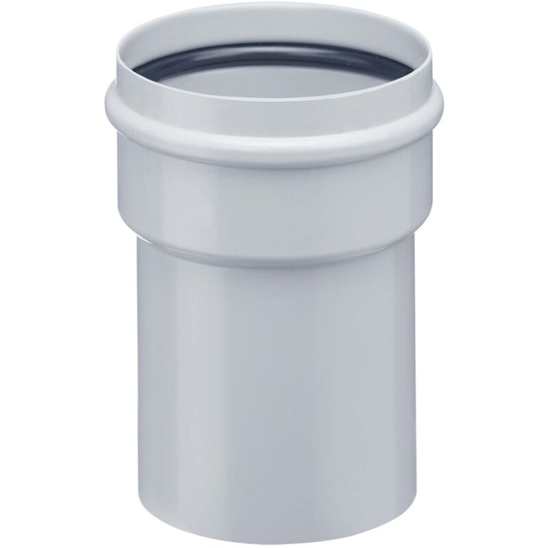 Tuyau de descente, pièce de transition, pvc, gris, 100mm - Inefa