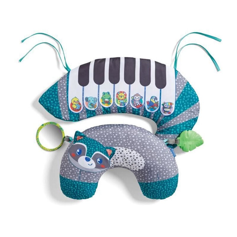 Olmitos - infantino Piano + coussin 3 en 1 raton laveur