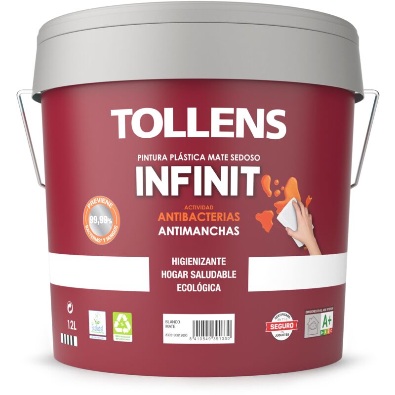 

Tollens - INFINIT ALTA RESISTENCIA ANTIBACTERIAS BLANCO 12 LT