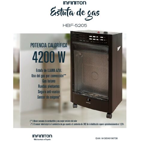 INFINITON ESTUFA GAS HBF 5205  Llama Azul