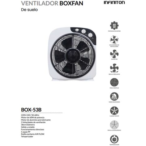 INFINITON VENTILADOR BOX FAN BOX 53