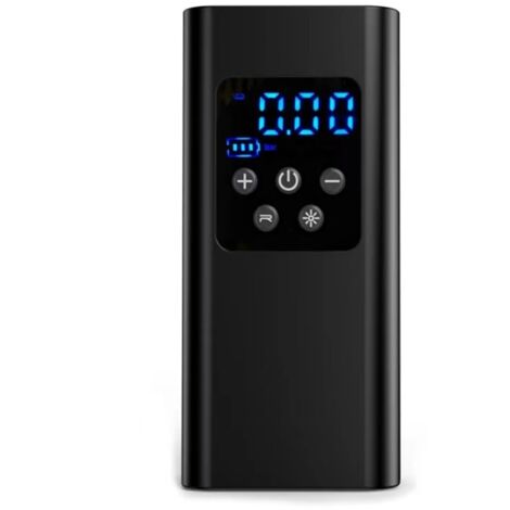 Inflador de neumáticos para coche de 150 PSI, compresor de aire portátil de 6000 mAh con 4 boquillas y luz LED para coche, motocicleta, bicicleta y pelota.