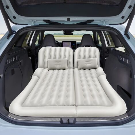 Inflatable Bed Mattress, Removable Air Mattress For Car Truck SUV Back Seat Sleeping Beds W/ Air Pump Set