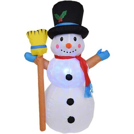 Inflatable Christmas Decoration, Inflatable Snowman For Outdoor, Led Christmas Decoration A