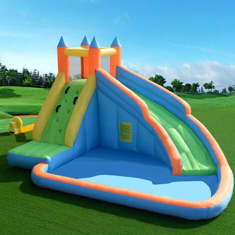 Inflatable Water Slide Kids Bouncy Castle Play House Bounce Jumping