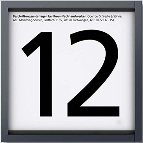 Informationsmodul IM 612-0 AG anthrazitgrau (210004927-00)