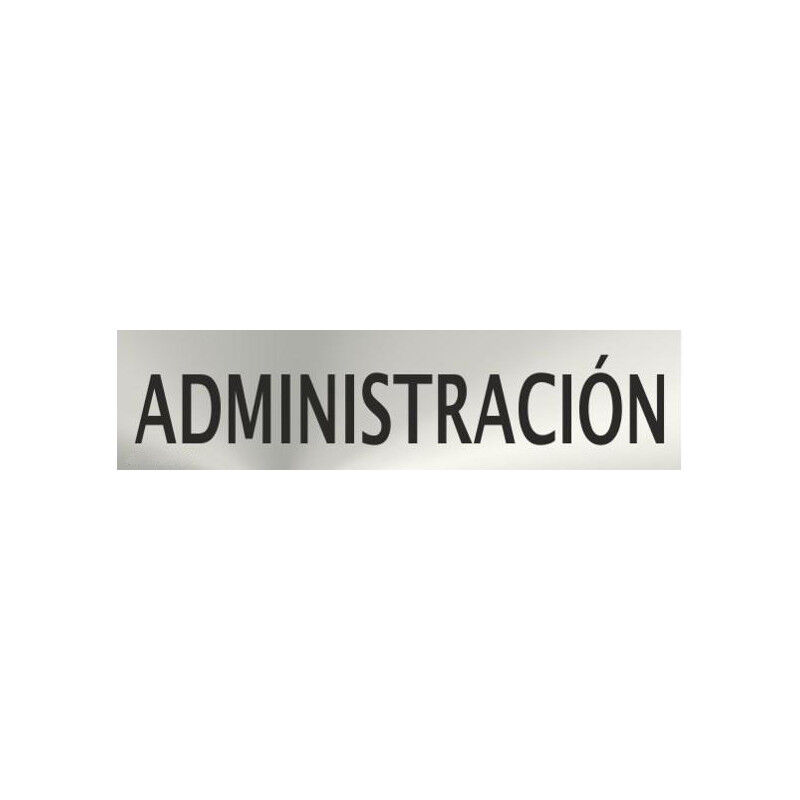 

Informativa Administración Acero Inoxidable Adhesivo de 0,8mm 50x200mm RD707062