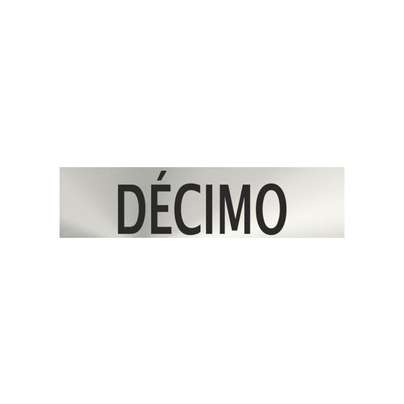 

Informativa Décimo Acero Inoxidable Adhesivo de 0'8mm 50 x 200 mm