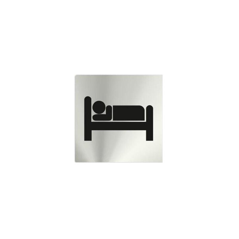 

Informativa Dormitorio Acero Inoxidable Adhesivo de 0'8mm 120 x 120 mm