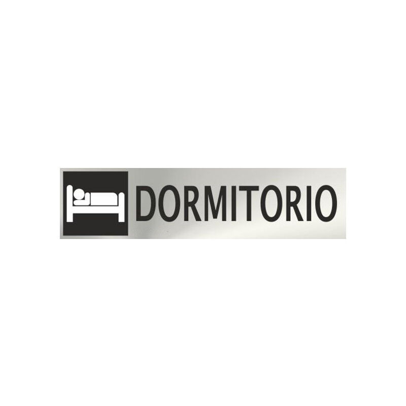 

Informativa Dormitorio Acero Inoxidable Adhesivo de 0'8mm 50 x 200 mm