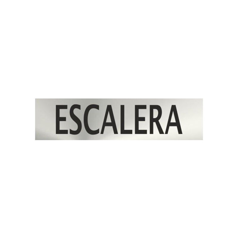 

Informativa Escalera Acero Inoxidable Adhesivo de 0'8mm 50 x 200 mm