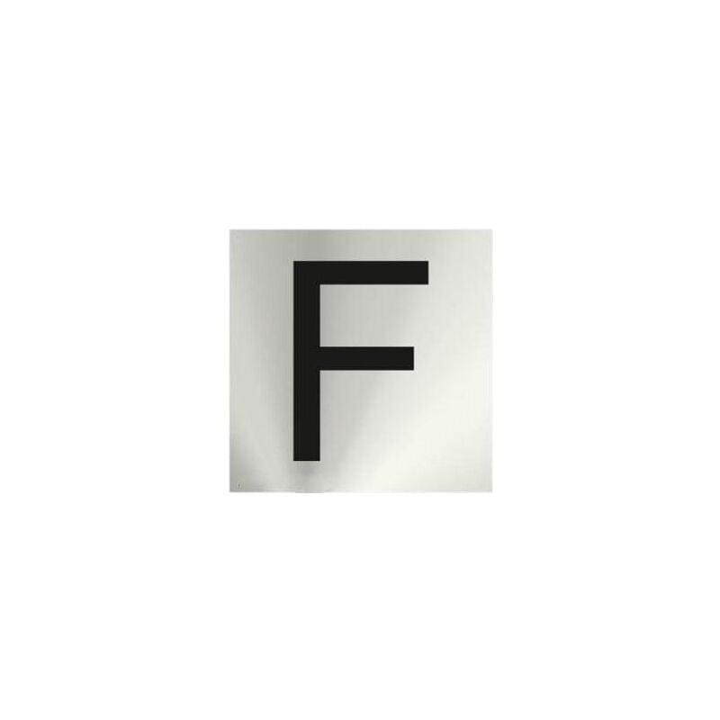

Informativa F Acero Inoxidable Adhesivo de 0'8mm 50 x 50 mm