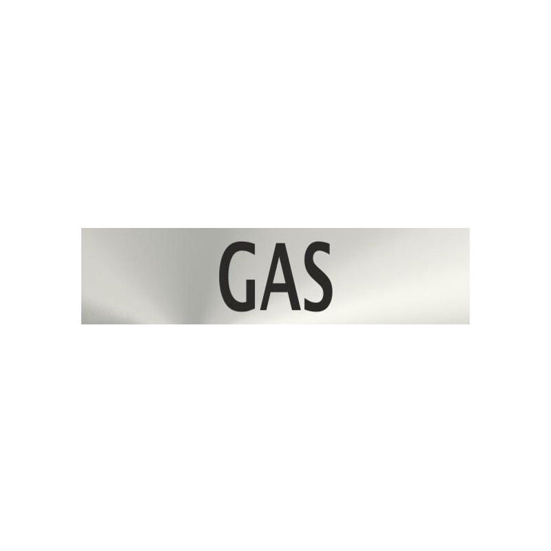 

Informativa Gas Acero Inoxidable Adhesivo de 0'8mm 50 x 200 mm