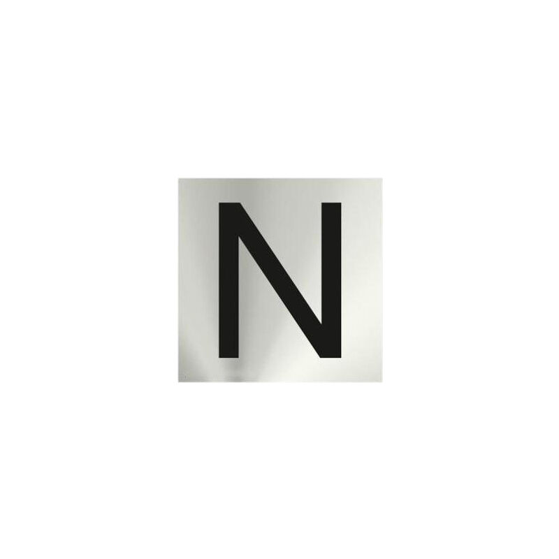 

Informativa N Acero Inoxidable Adhesivo de 0'8mm 50 x 50 mm RD717150