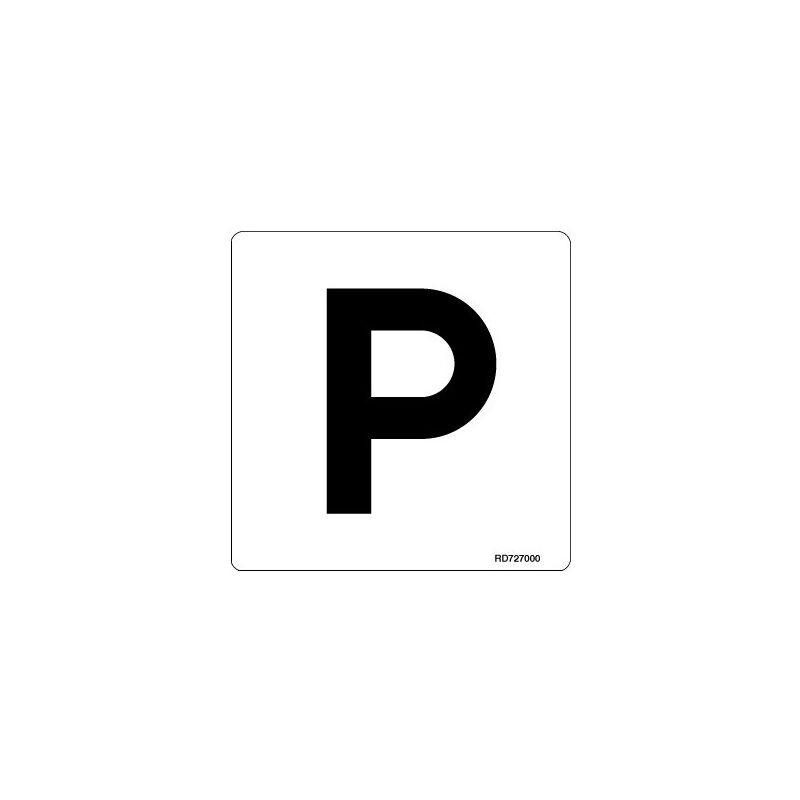 

Informativa Parking Acero Inoxidable Adhesivo de 0'8mm 120 x 120 mm