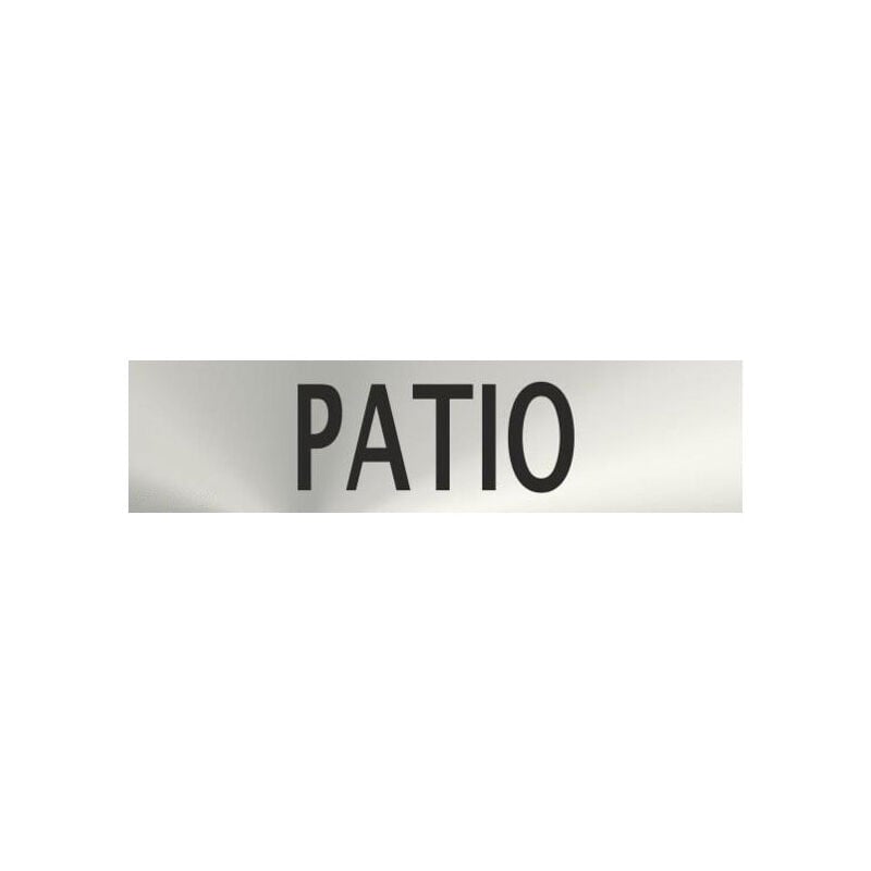 

Informativa Patio Acero Inoxidable Adhesivo de 0'8mm 50 x 200 mm